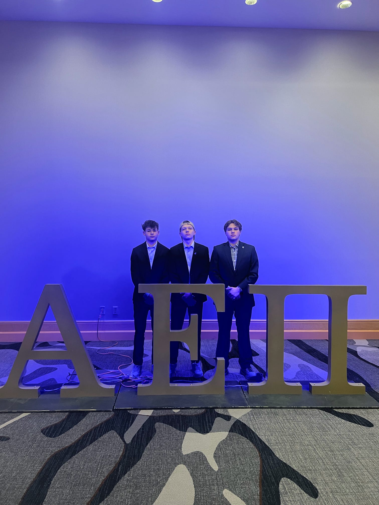 Phi Deuteron brothers at an Alpha Epsilon Pi event