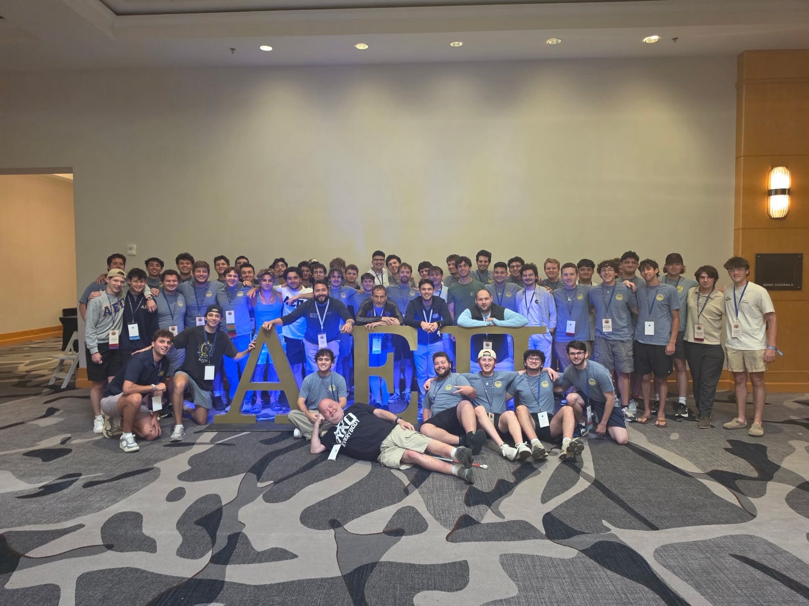 Alpha Epsilon Pi brothers gathered at convention