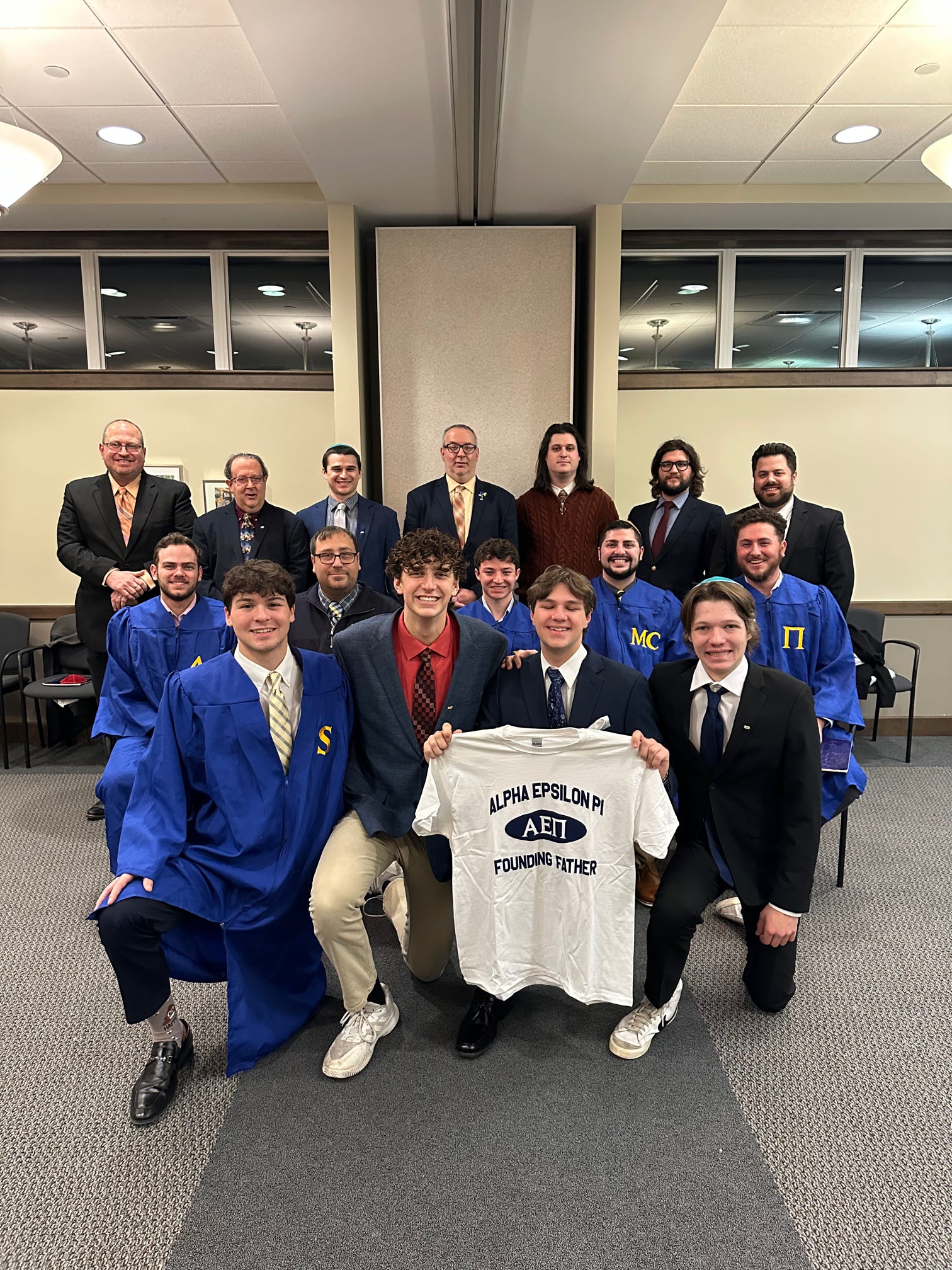 Phi Deuteron founding fathers and alumni gathered at Kent State